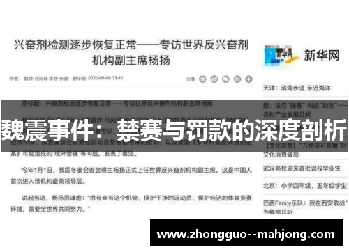 魏震事件：禁赛与罚款的深度剖析