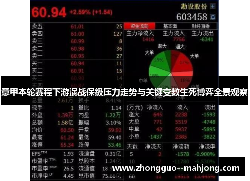 意甲本轮赛程下游混战保级压力走势与关键变数生死博弈全景观察 意甲本轮赛程下游混战保级压力走势与关键变数生死博弈全景观察